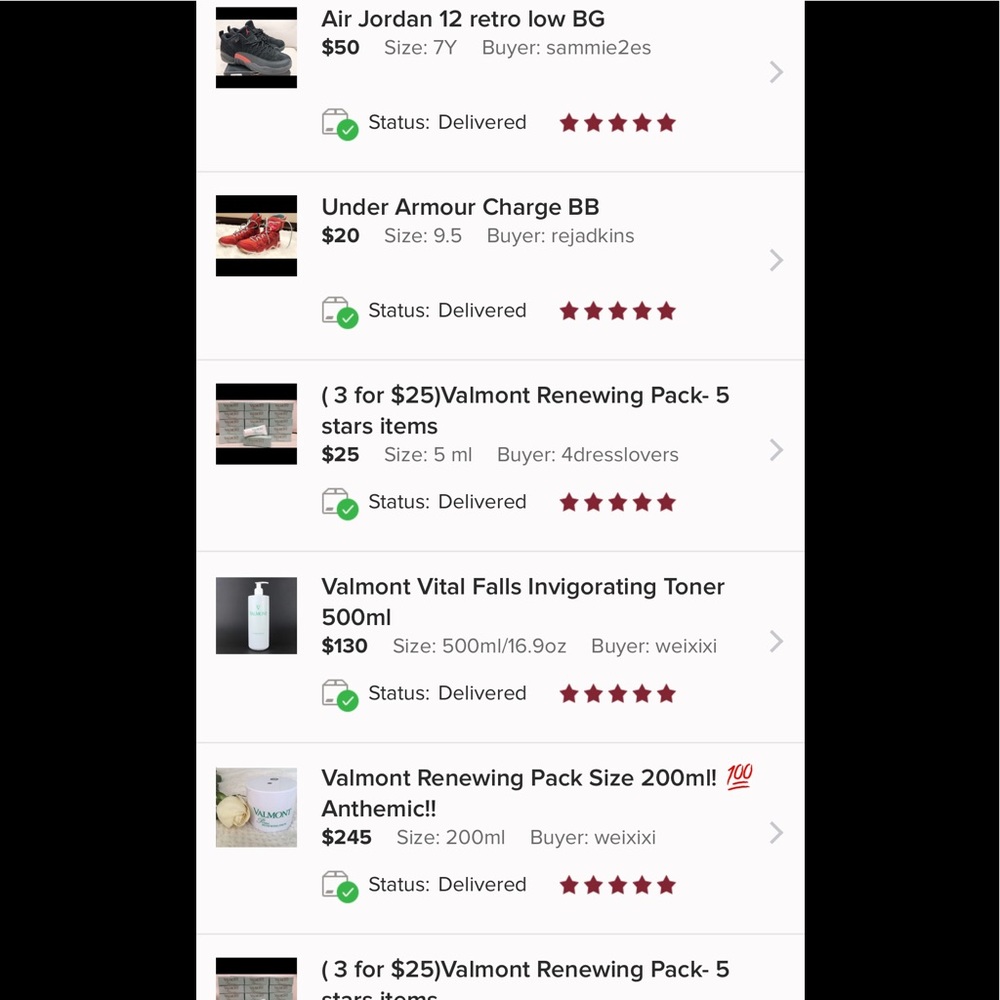 My lovely buyers!!! Thank you all!!!🎊🎊🎉🙌